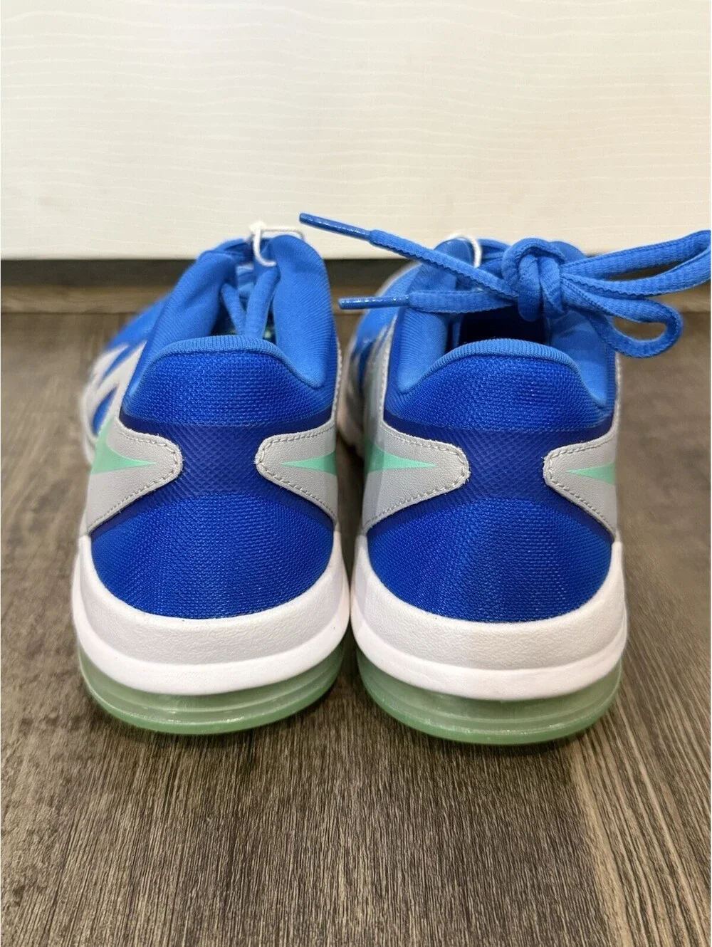 NIKE WOMEN AIR SCULPT TR 2 SHOE BLUE GREEN SZ 7 Sample Rare
